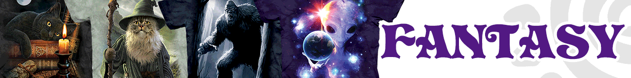 $10 OFF Fantasy Sale browse over 100+ styles! Dragons, Unicorns & even Bigfoot!