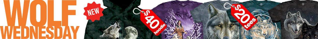 Wolf Wednesday $20 Tees & $40 Hoodie