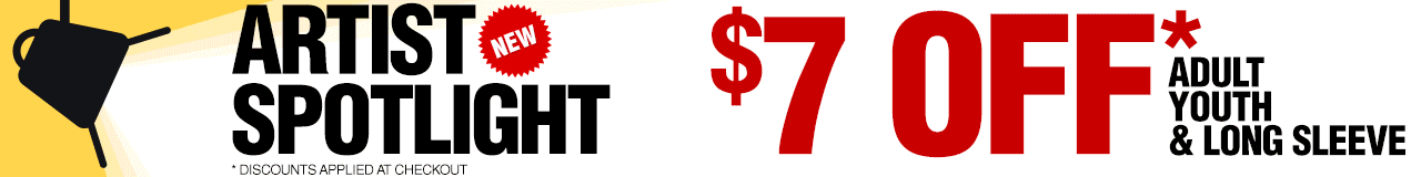 Artist Spotlight: Steve Anderson 4 NEW Designs sizes S-5XL Adult, Youth & Long Sleeve * discount applied at checkout.