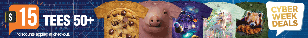 $15 Tees Holiday Specials (over 50+ designs)