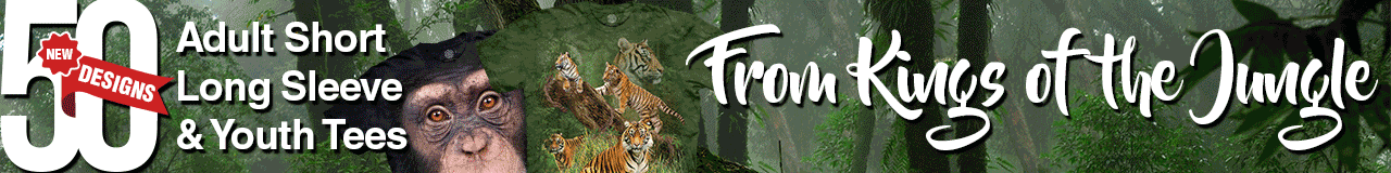 From Kings of the Jungle to Legends of the Deep 50 NEW DESIGNS