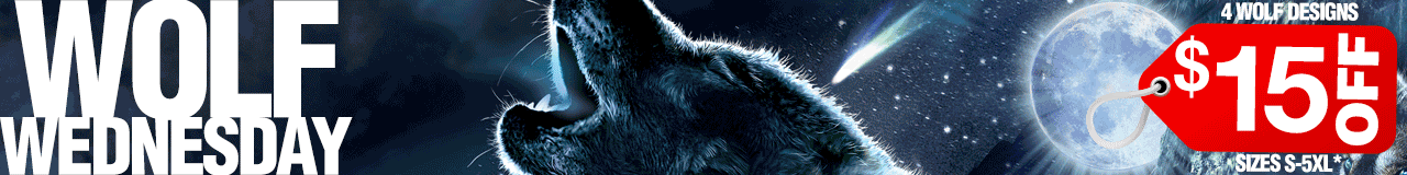 Wolf Wednesday $20 Tees