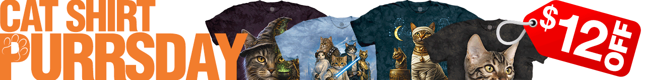 $12 OFF Cat Shirt Purrsday