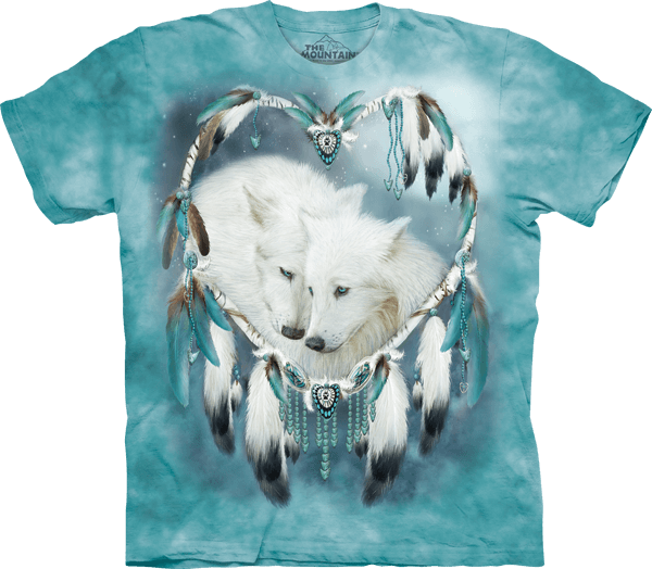 The Mountain T-Shirt Wolf Heart Tee by Carol Cavalaris