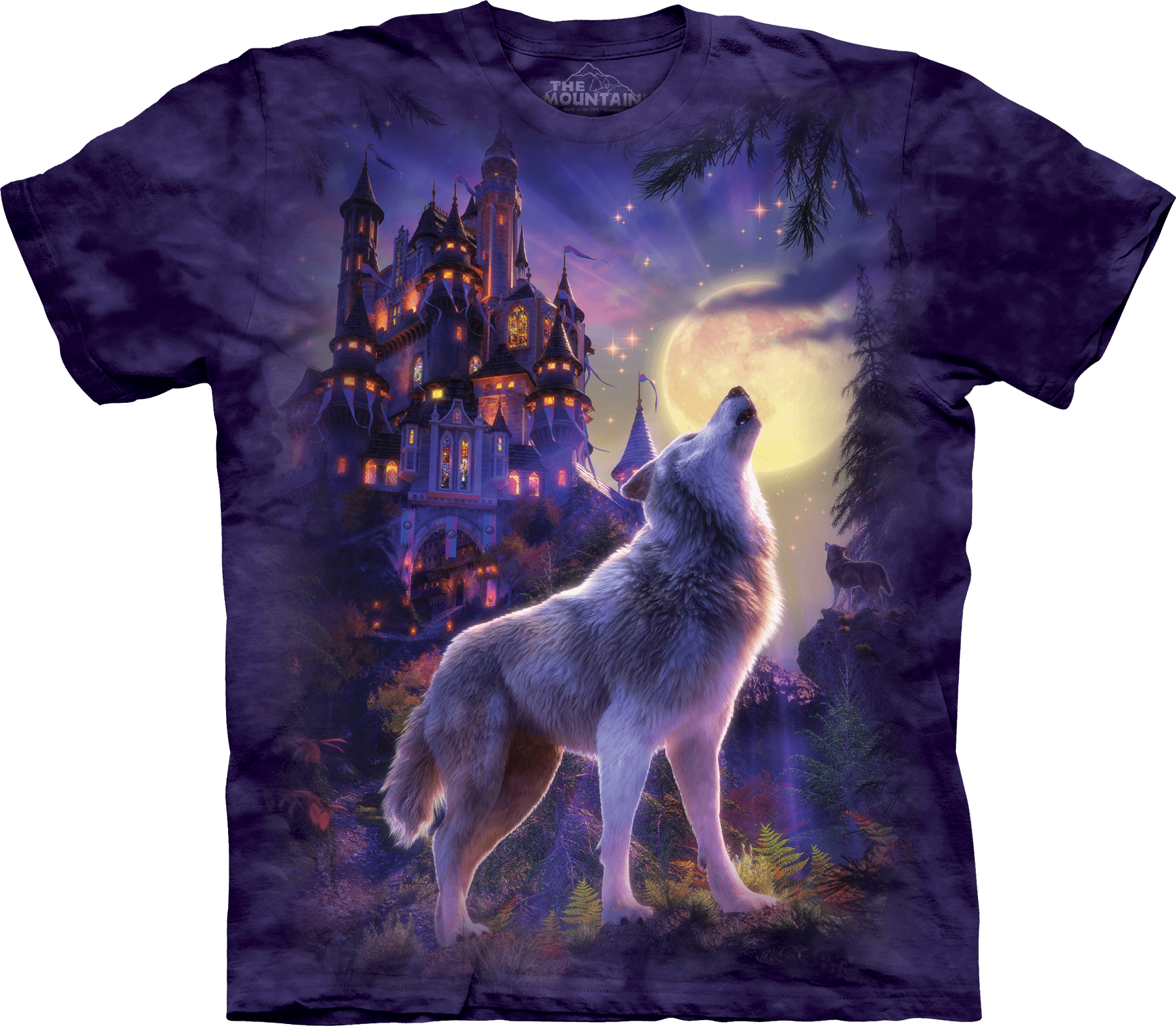 Wolf Castle T-Shirt by David Penfound