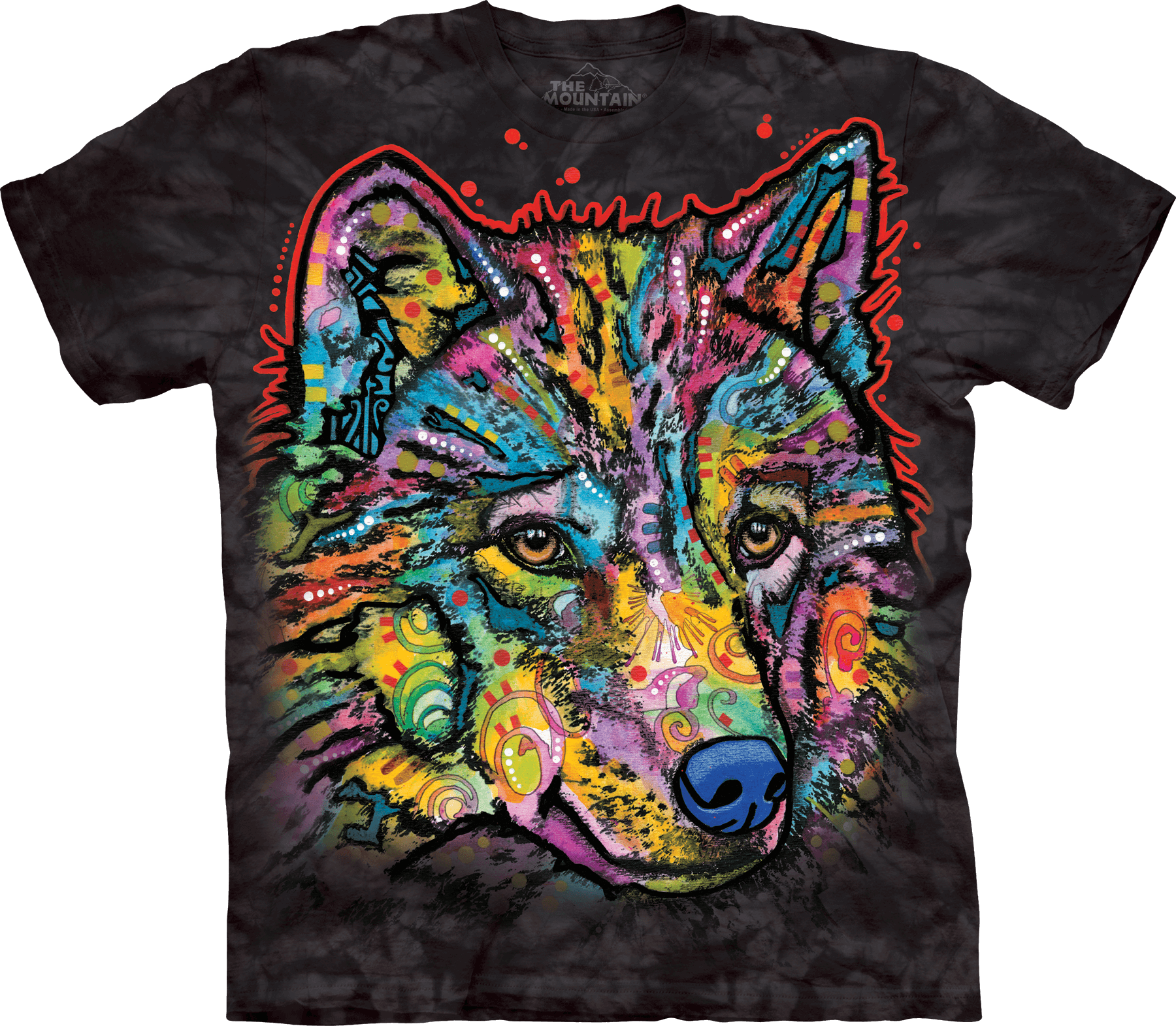 Happy Wolf T-Shirt by The Mountain Apparel