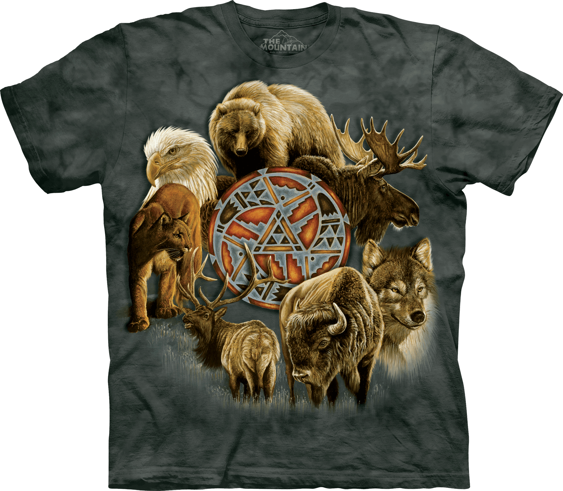 Animal Spirit Circle T-Shirt by The Mountain Apparel