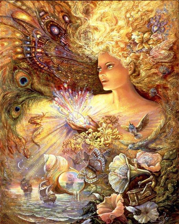 Crystal of Enchantment by Josephine Wall 