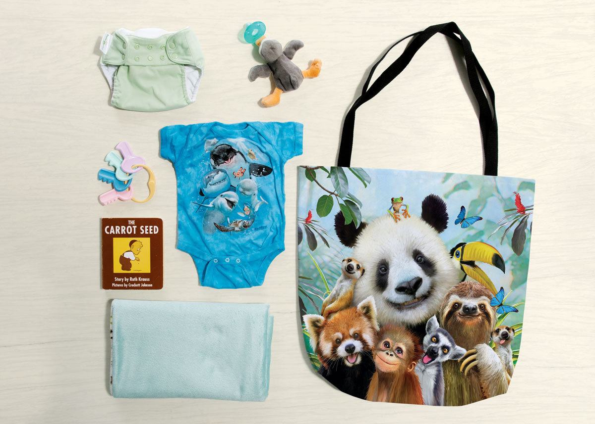 Zoo Selfie Tote Bag